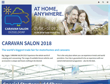 Tablet Screenshot of caravan-salon.com
