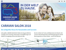 Tablet Screenshot of caravan-salon.de